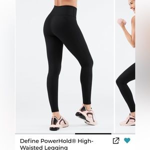 Bundle of Fabletics Define Power Hold High Waisted Legging EUC XL Black